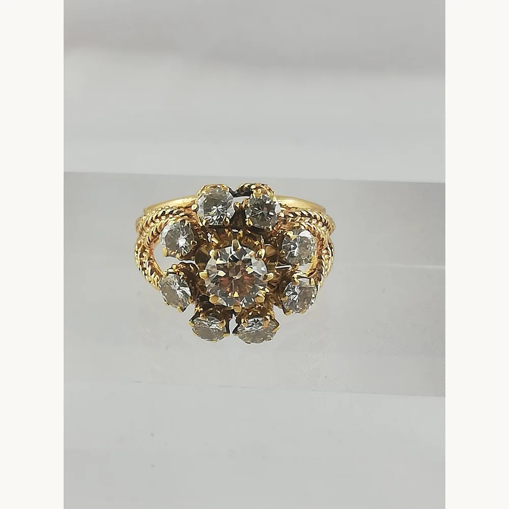 Bijou ancien en or et diamants pour estimation patrimoniale - Bordeaux